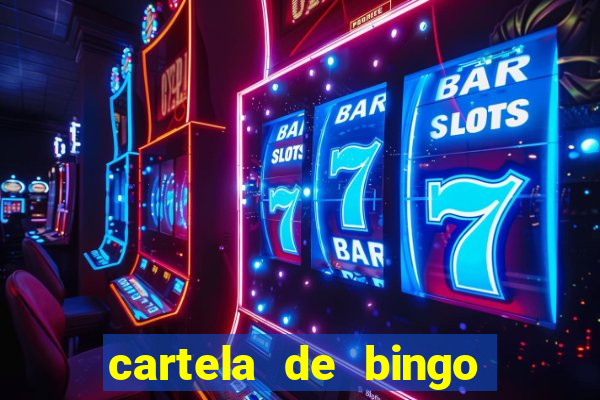 cartela de bingo cha de panela